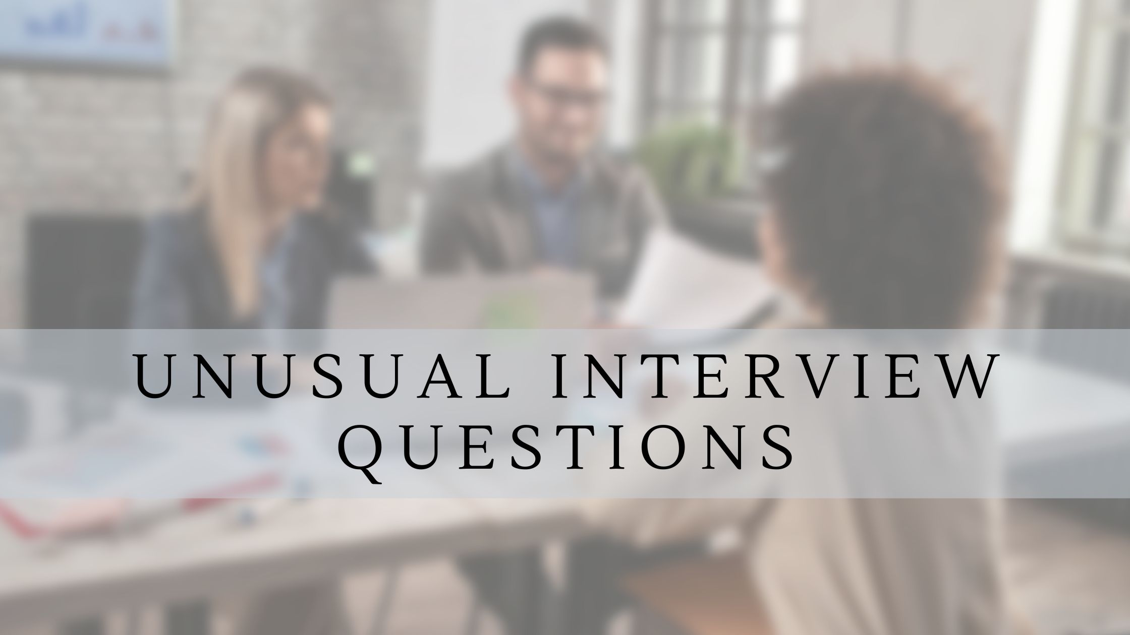unusual interview questions